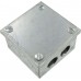 Galvanised metal adaptable Box c/w Knock Outs 12 X 12 X 4