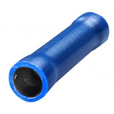 Blue butt connector. For cable size 1.5mm - 2.5mm - 100 per pack