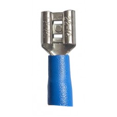 Blue Female Spade. For cable size 1.25mm - 2.5mm - 100 per pack