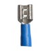 Blue Female Spade. For cable size 1.25mm - 2.5mm - 100 per pack