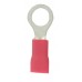 Red Terminal Ring for 8mm stud. For cable size 0.50mm - 1.5 mm