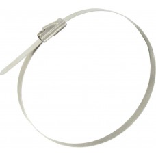 Stainless Steel ball-lock type cable tie 4.6mm wide x 300mm - 100 per pack