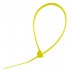 Nylon Cable Ties 4.5mm wide x 200mm long Yellow - 100 per pack