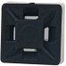 Cable Tie Mount 19mm x 19mm 2 way Black - 100 per pack