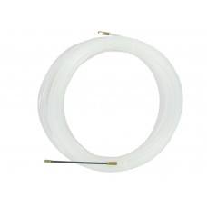 Nylon draw tape 10m x 3mm complete with brass eyelet.