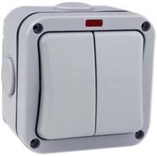 Weatherproof Switches - 2 Gang 2 Way 20Amp IP66