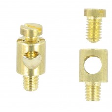 Earth Terminal in Brass - spare terminal for terminal and adaptable boxes. 100 per pack