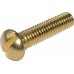 2BA x 2î Slotted Round Head Screw to BS 57 _ BRASS  - 100 per pack