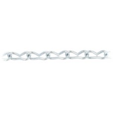 Jack Chain- Single Link Large Diameter made from No10 (3mm thick) steel. Max Load :-7.5kg.  10m per pack.