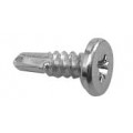 Pozi Pan Drill Screws Shallow Head 4.3mm x 13mm - 200 per pack