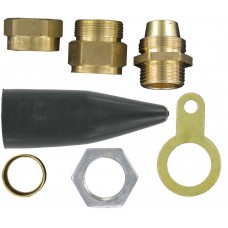 20mm CW 3 part gland Kit for SWA cable c/w 2 glands, 2 shrouds, 2 tags and 2 locknuts - IP66 - 2 per pack