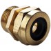 20mm Brass TRS Gland c/w rubber seal - 10 per pack