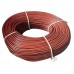 4 mm dia. Non-Shrinking cable sleeving - BROWN - 100 mt