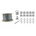 Catenary Wire Kit comprising of:- 1 x  30m coil of 3mm Catenary Wire, 1 x 4